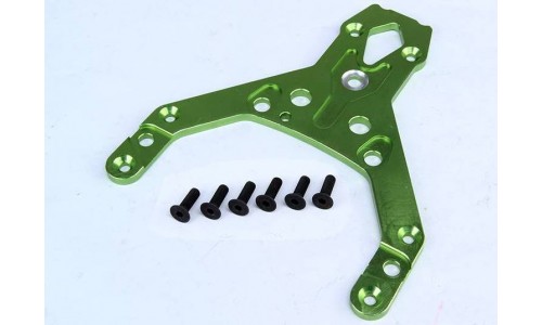 Upgrade Front Upper Plate - GREEN | Rovan Sports